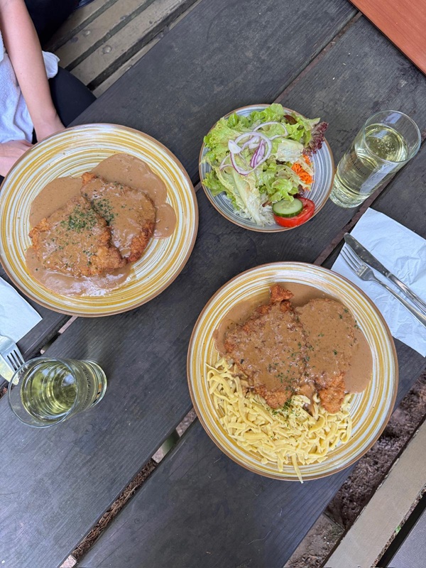 Unsere Empfehlung: Das Schnitzel