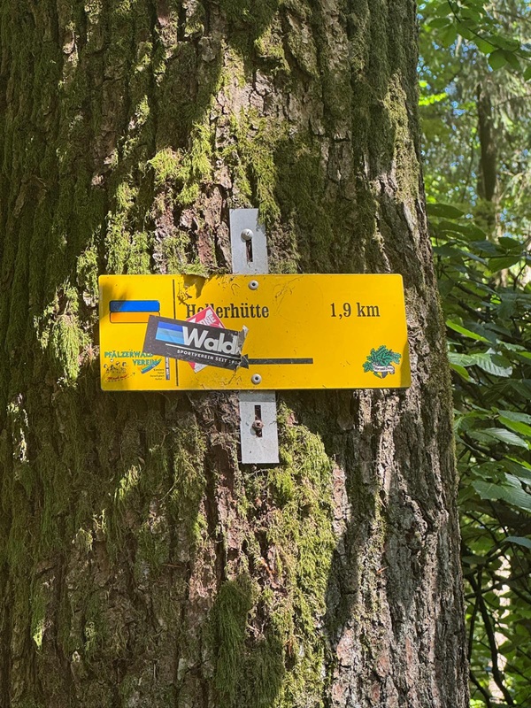 Genussvoll wandern für Anfänger in der Pfalz - hier: Die Totenkopfhütte