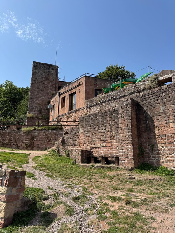 Pfälzerwald-Burgruinen - hier: Die Burgruine Rietburg