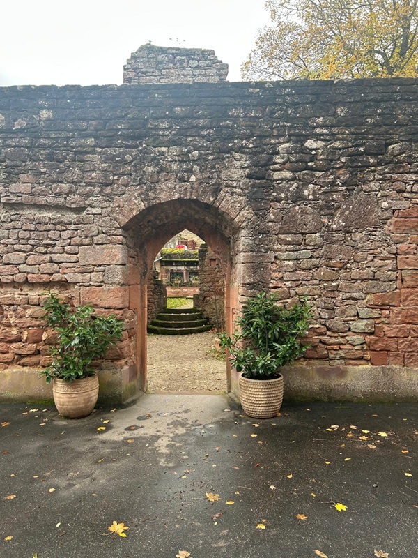 Pfälzerwald-Burgruinen - hier: Klosterruine Limburg