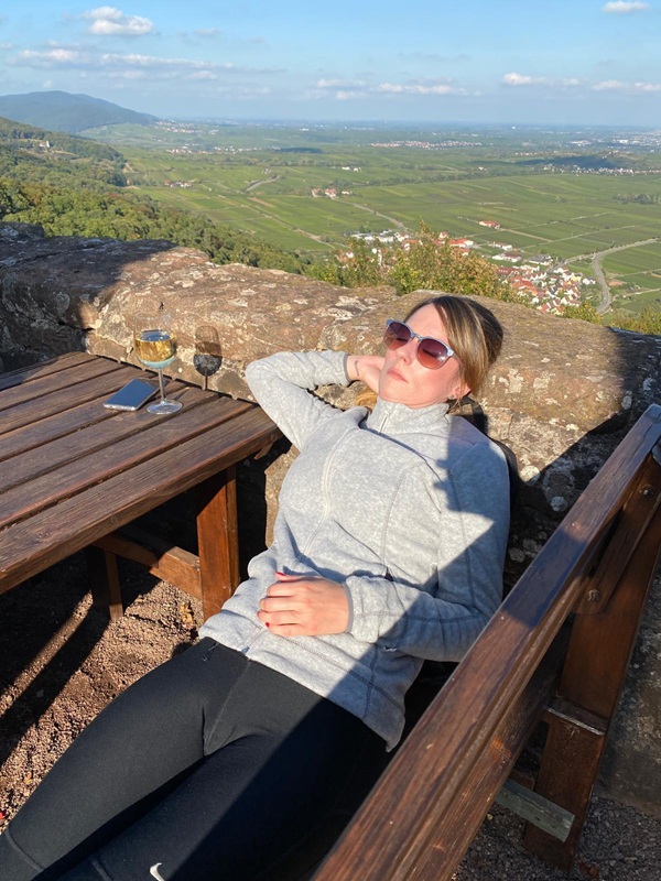 Pfälzerwald-Burgruinen - hier: Die Madenburg