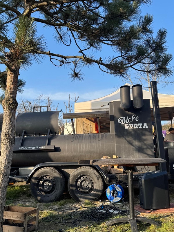 Partystand auf der Rotweinwanderung in Freinsheim