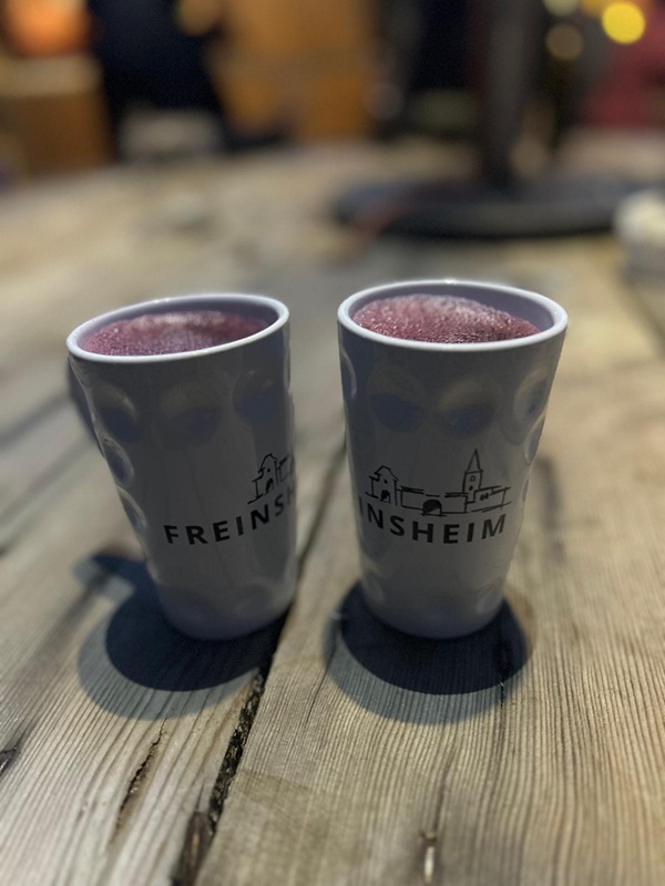 Winzerglühwein auf der Rotweinwanderung in Freinsheim